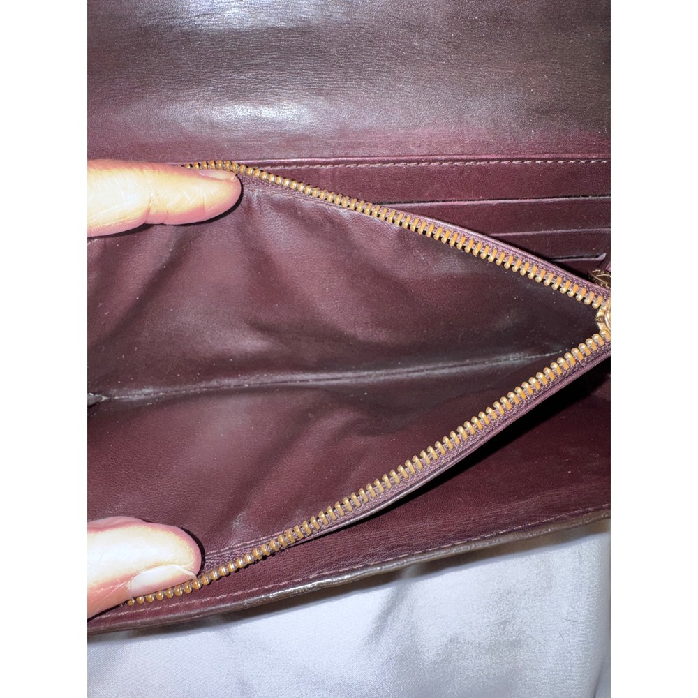 Louis Vuitton Sarah Wallet Monogram Vernis Patent Leather Burgundy Plum Purple - Picture 5 of 8